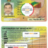 Congo driver license Psd Template