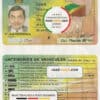 Congo driver license Psd Template