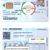 India Union driver license Psd Template