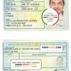 Jamaica driver license Psd Template