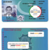 Pakistan City Traffic Police Lahore driver license Psd Template