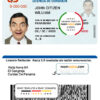 Panama driver license Psd Template