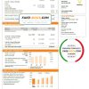 Australia New South Wales (NSW) Origin electricity utility bill template in Word and PDF format (3 pages) scan