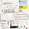Australia gas utility bill template fully editable in PSD format