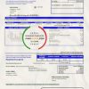 Austria Wasserverband Steinberg water utility bill template in Word and PDF format scan