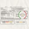 Belarus Gomel energo utility bill template in .doc and .pdf format, fully editable scan
