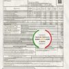 Belarus utility bill template in Word and PDF format, fully editable scan
