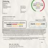 Belgium Scarlet utility bill template in Word and PDF format (.doc and .pdf) scan