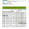 France Credite Agricole Bank statement Excel and PDF template