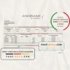 Andorra Andbank bank statement template in Excel and PDF format scan