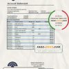 Argentina Banco Macro S. A. bank statement template in Excel and PDF format scan