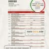 Australia Bendigo and Adelaide Bank bank statement template in Word and PDF format