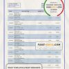 Azerbaijan Atabank bank statement template in Word and PDF format