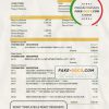Bahamas FirstCaribbean International Bank bank statement template in Word and PDF format
