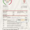 Bahrain Al Salam Bank proof of address statement template in Word and PDF format