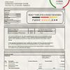 Barbados Caribbean Development bank statement easy to fill template in .xls and .pdf file format