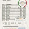 Barbados republic bank statement template in Excel and PDF format