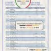 Belgium AXA Bank statement template in Word and PDF format
