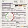 Belgium Beobank bank statement easy to fill template in .xls and .pdf file format