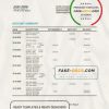 Belgium Keytrade bank statement template in Word and PDF format