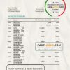 Belgium Keytrade bank statement template in Excel and PDF format