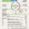Belize Belizebank proof of address bank statement template in Word and PDF format