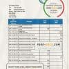 Belize Choice Bank statement template in Word and PDF format