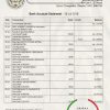 Bhutan National Bank proof of address statement template in Word and PDF format