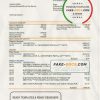 Bolivia banco de crédito de bolivia bank statement template in Word and PDF format