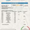 Bosnia and Herzegovina Bosna Bank International proof of address bank statement template in Word and PDF format