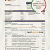 Botswana Savings Bank statement template in Word and PDF format