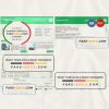 Brunei Baiduri bank card statement, Word and PDF template, 4 pages