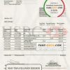 Brunei HSBC proof of addres statement template in Word and PDF format