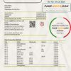 Burkina Faso Ecobank proof of address bank statement template in Word and PDF format (.doc and .pdf)