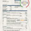 Burundi Bank of Africa bank statement Excel and PDF template (AutoSum)