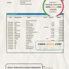 Cabo Verde Banco Africano de Investimentos bank statement Excel and PDF template (AutoSum)