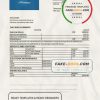 Cabo Verde Banco Inter-Atlântico bank statement Excel and PDF template (AutoSum)