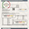 Cambodia Acleda bank statement Word and PDF template