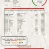 Cambodia Cambodian Public Bank statement easy to fill template in Excel and PDF format