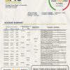 Cambodia Foreign Trade Bank of Cambodia bank statement template in Word and PDF format