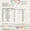 Cameroon Atlantic bank statement template in Excel and PDF format