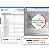Canada Royal Bank of Canada (RBC) bank statement template in .xls and .pdf file format (4 pages) (AutoSum)