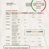 Canada Scotiabank bank statement template in Word and PDF format