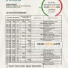 Chad Ecobank bank statement Excel and PDF template, completely editable (AutoSum)