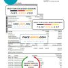 Chile Scotiabank bank statement easy to fill template in Excel and PDF format