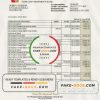 China Development Bank statement template in .xls and .pdf file format