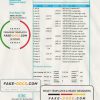 China Industrial and Commercial Bank of China bank statement template in Excel and PDF format