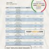Colombia BBVA bank statement template in Word and PDF format
