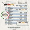 Colombia BBVA bank statement Excel and PDF template (AutoSum)