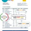 Colombia Banco de Bogotá bank statement easy to fill template in Excel and PDF format